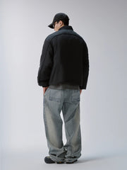 F2CE Structured Panel Stand-Collar Puffer