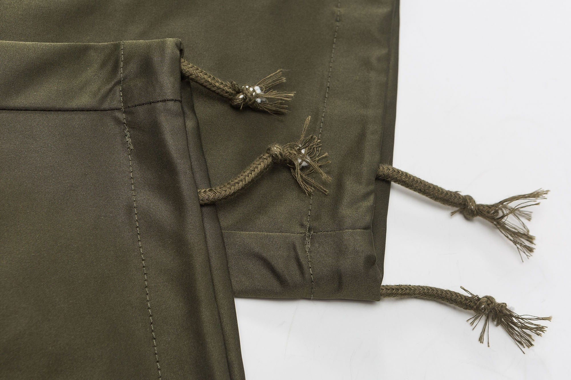 ME DA IGUAL Layered Fold-Over Straight-Leg Pants