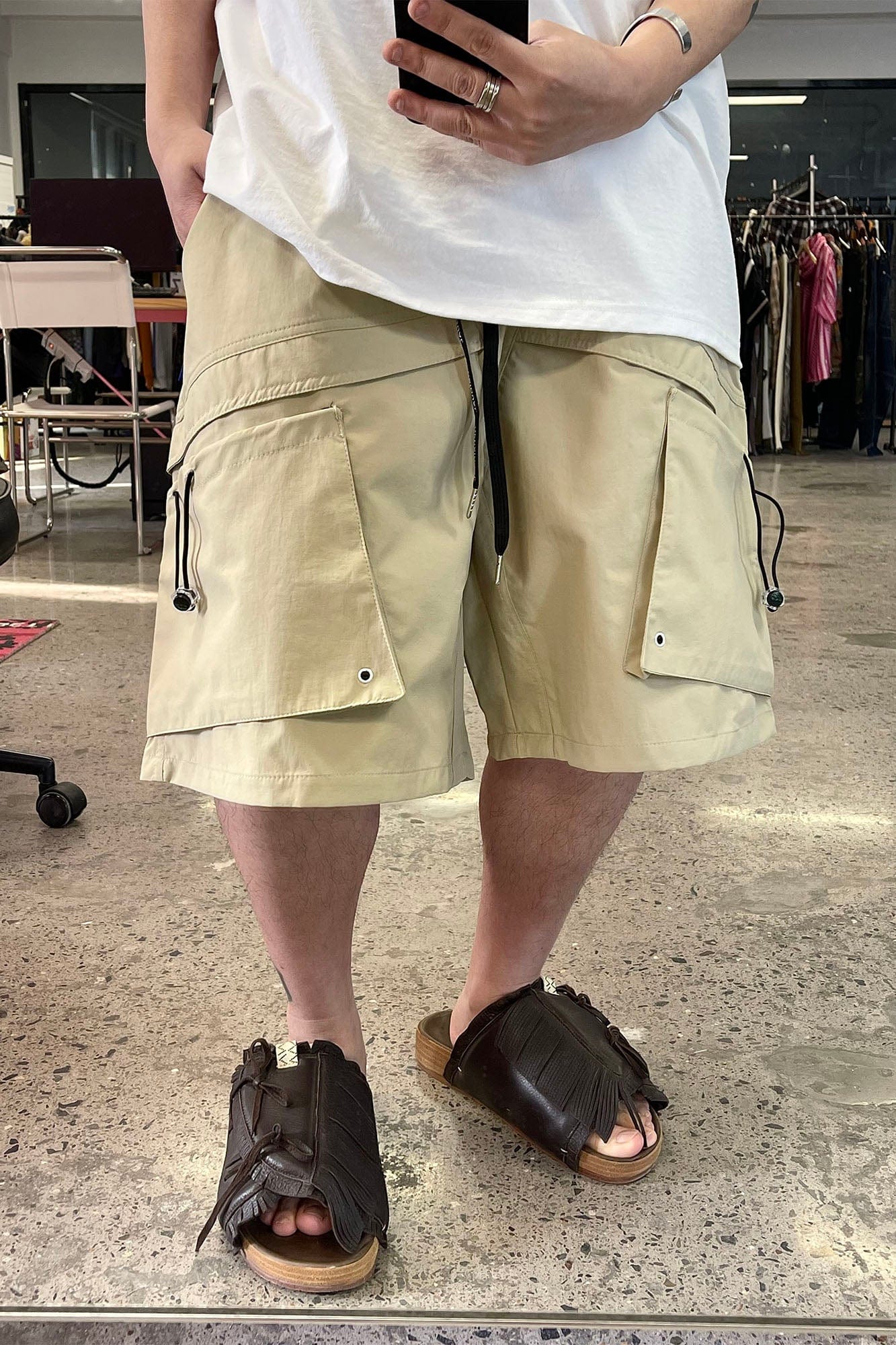 ME DA IGUAL Multi-Pocket Waterproof Cargo Shorts