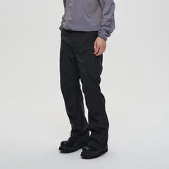 CATSSTAC Tech Paneled Zipper Pockets Elastic Waist Pants