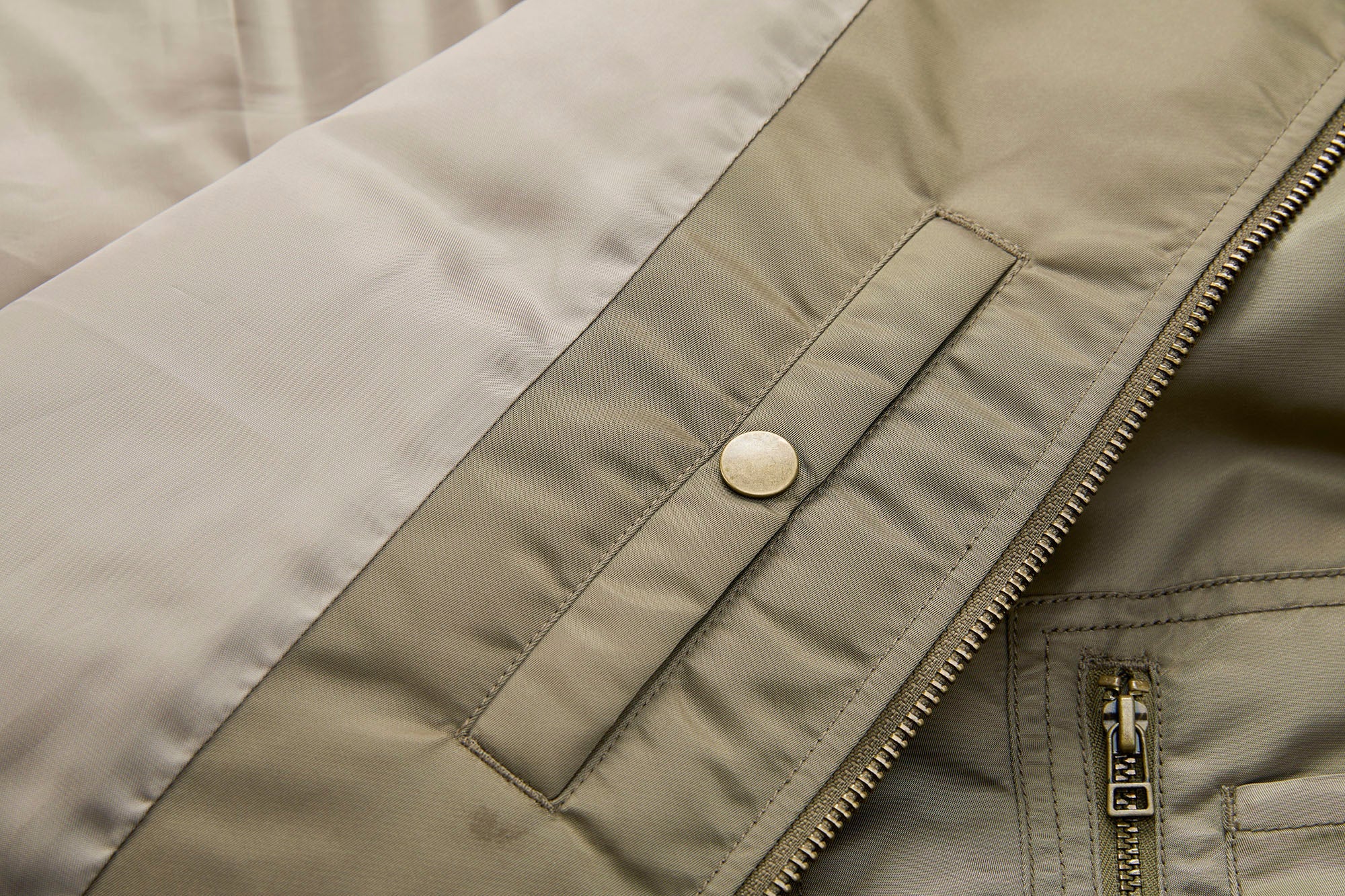 ORGANIC EMOTION Water-Repellent MA-1 Bomber Jacket