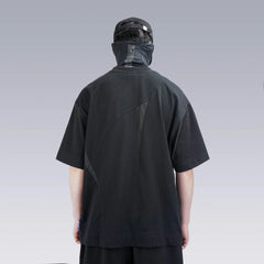 SILENSTORM Asymmetrical Mesh Deconstructed T-Shirt