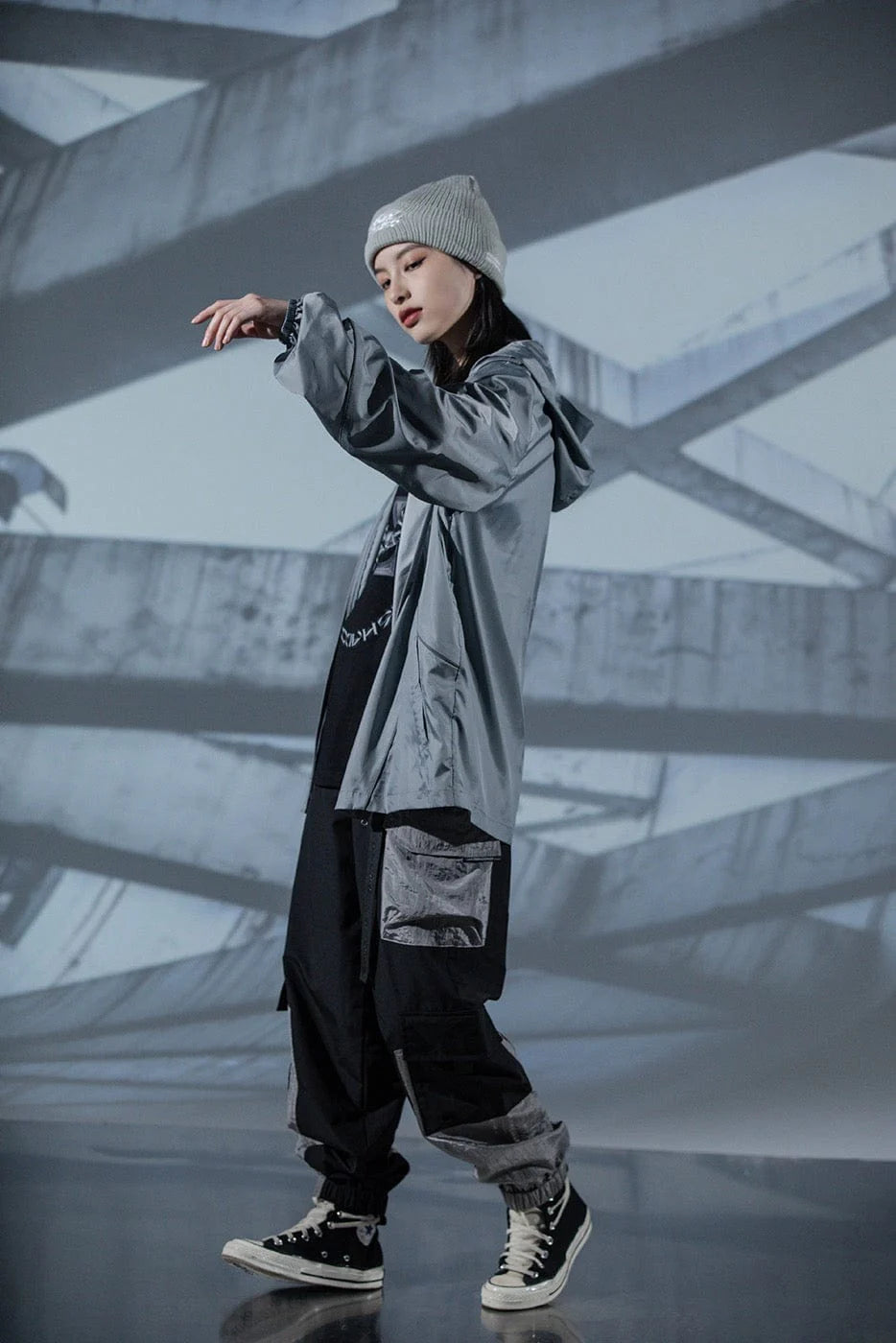 ENSHADOWER Modern Reflective Stripes Jacket