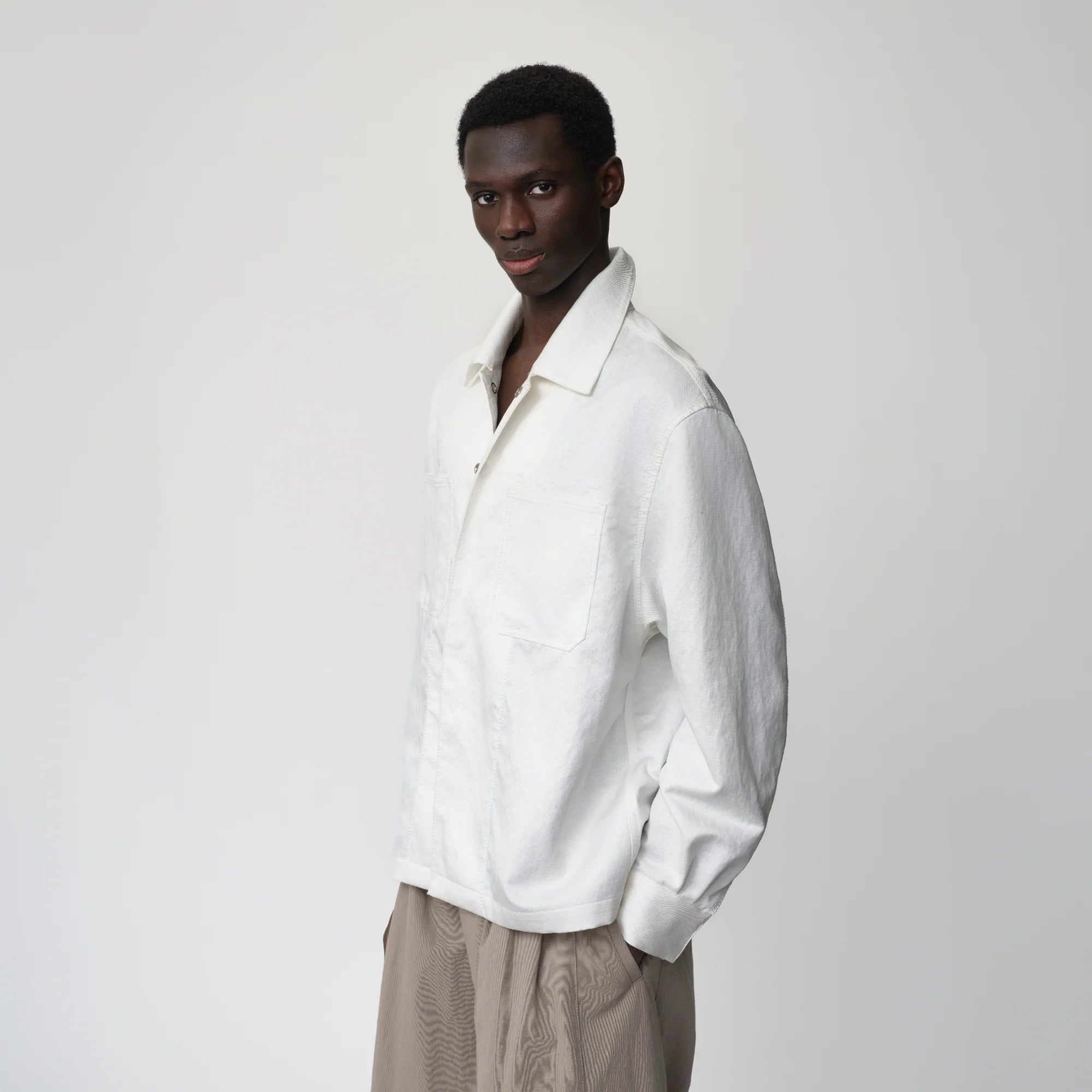 OPICLOTH Cotton-Blend Patch-Pocket Jacket