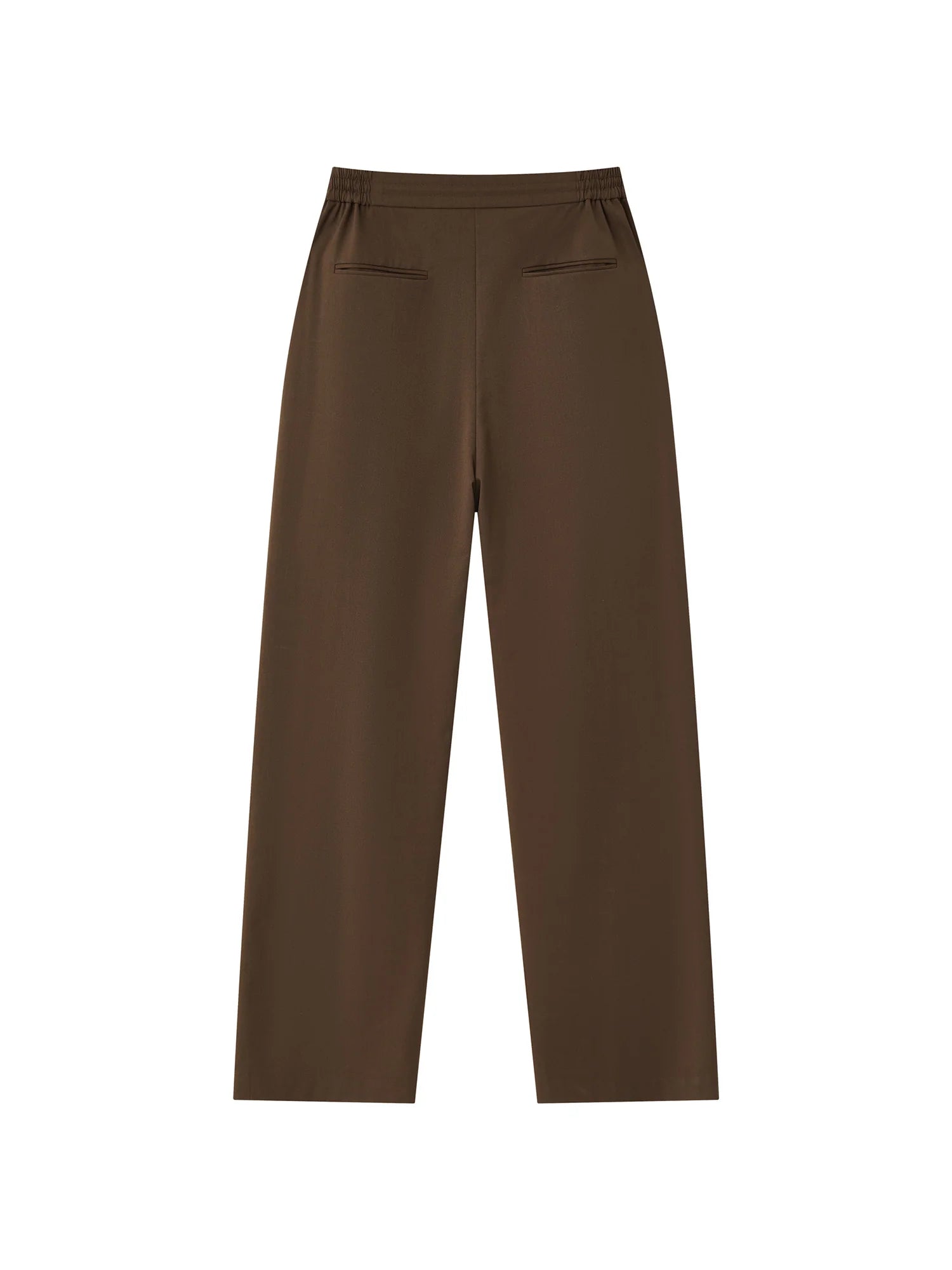 OPICLOTH Wool-Blend Pleated Drawstring Trousers