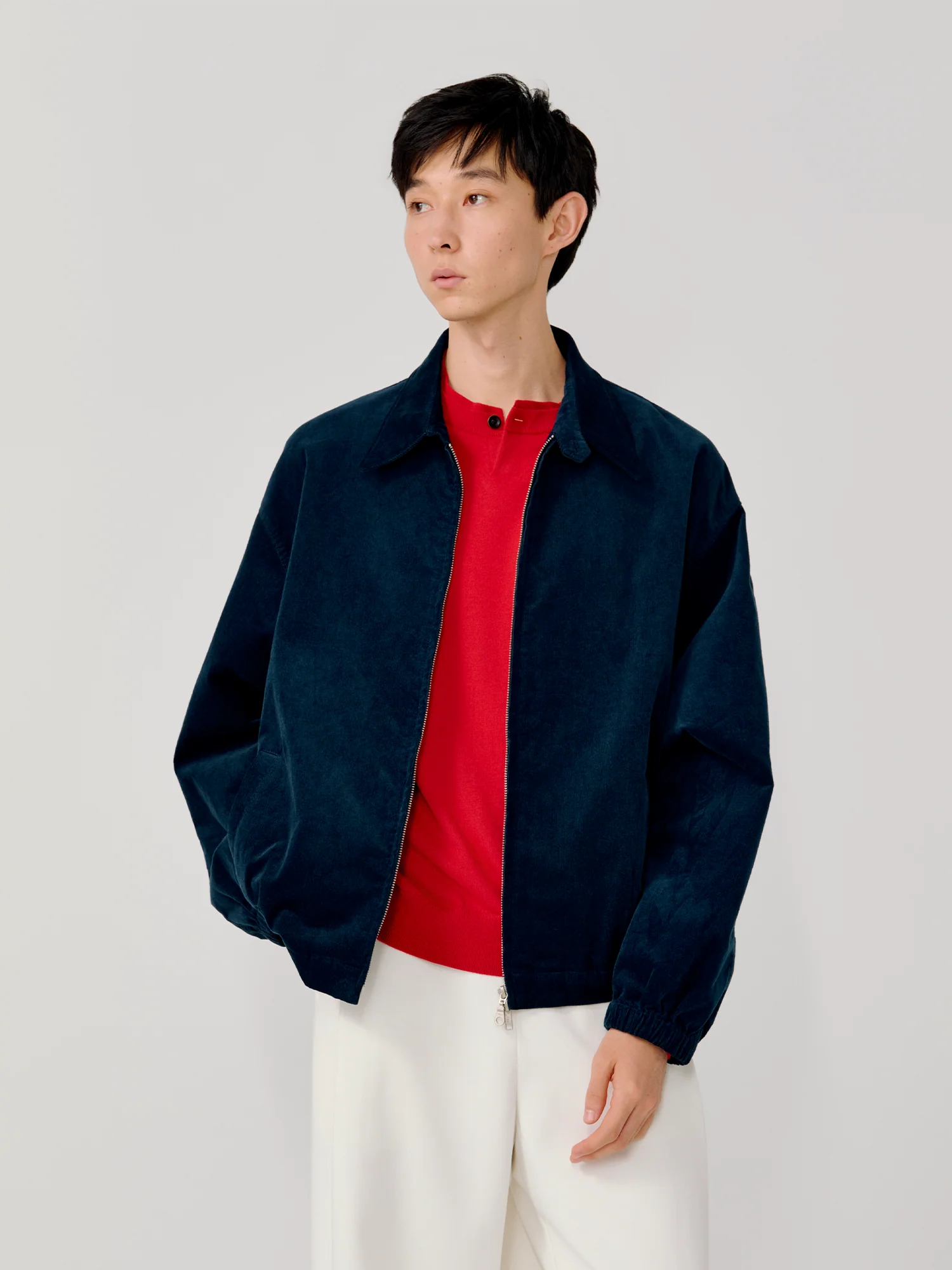 OPICLOTH Retro Washed Corduroy Jacket