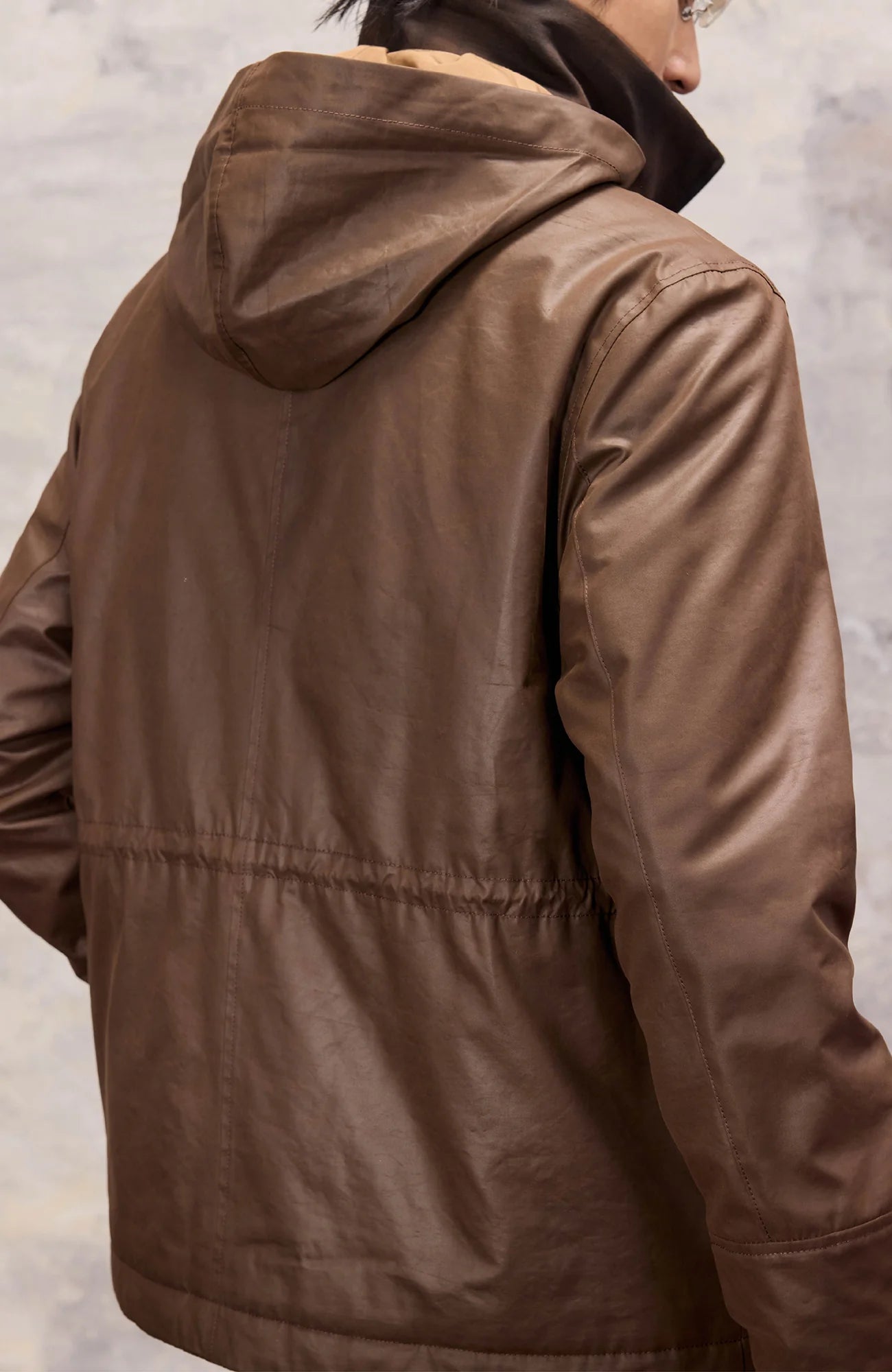 ALVNG AR ANTS Faux Layered Waist-Cinched Jacket