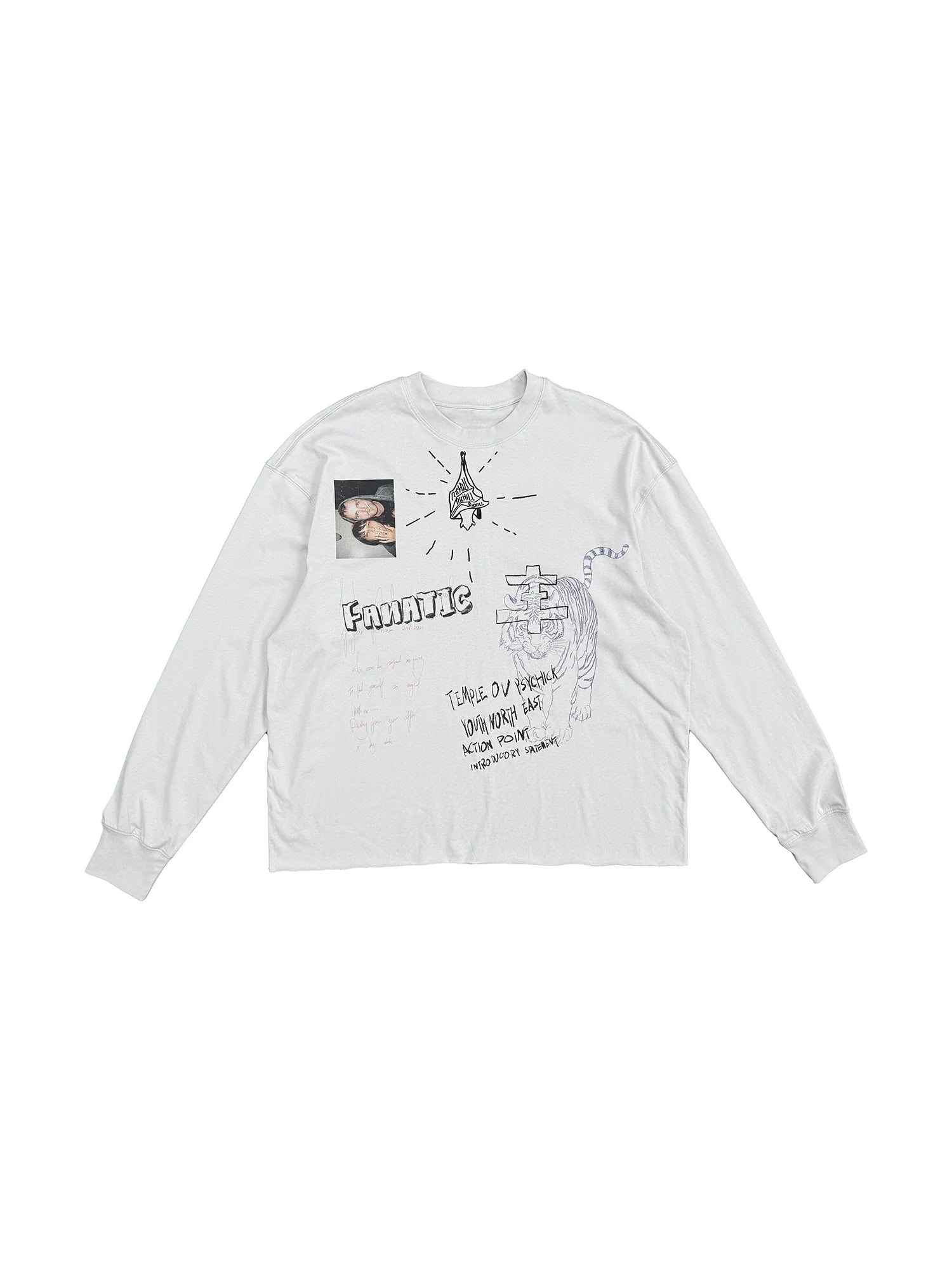 RICHILL Sketch Crewneck Long-Sleeve Tee
