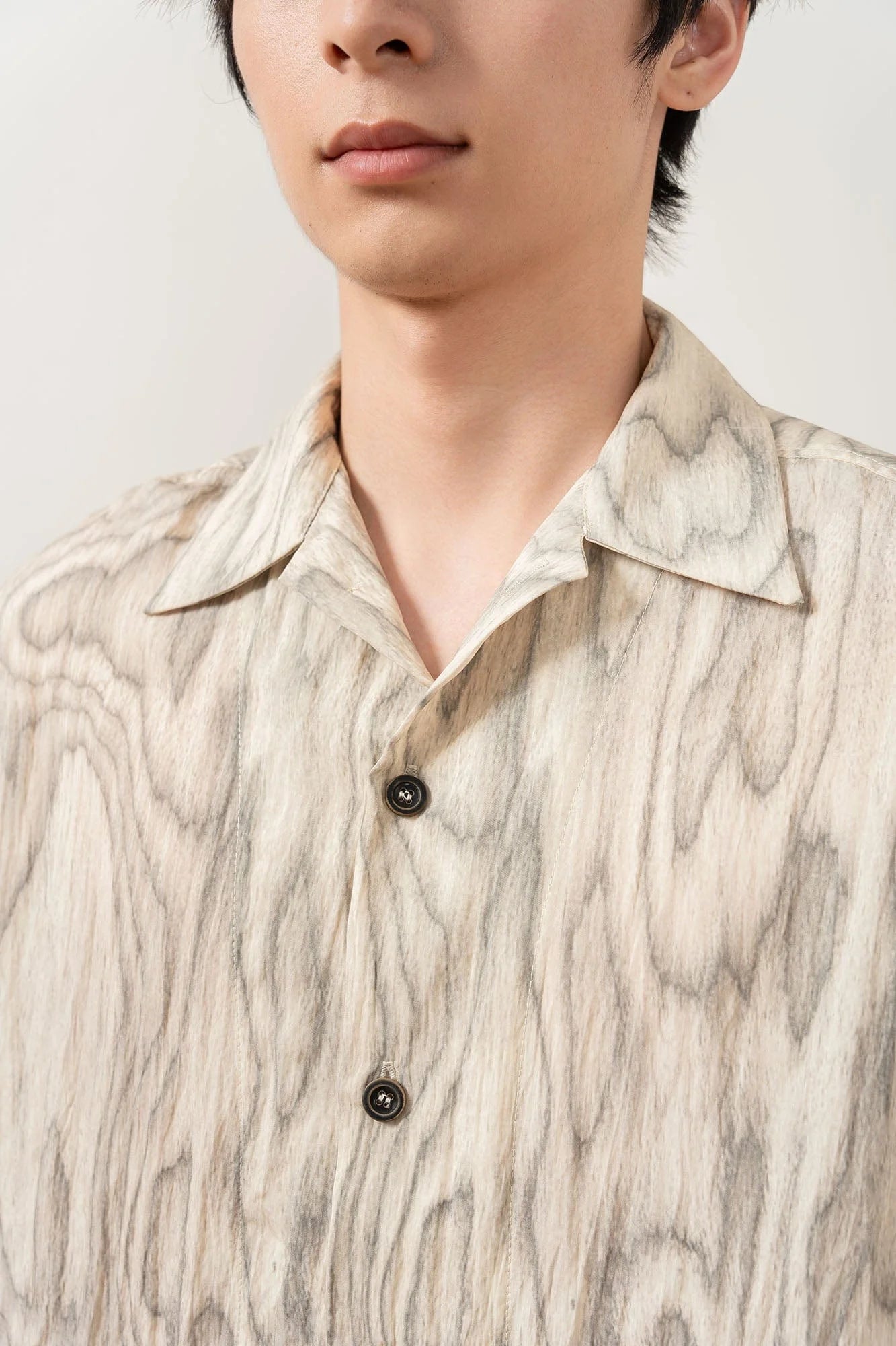 MOITIEDEPETALE Tree Ring Cuban Half Shirt