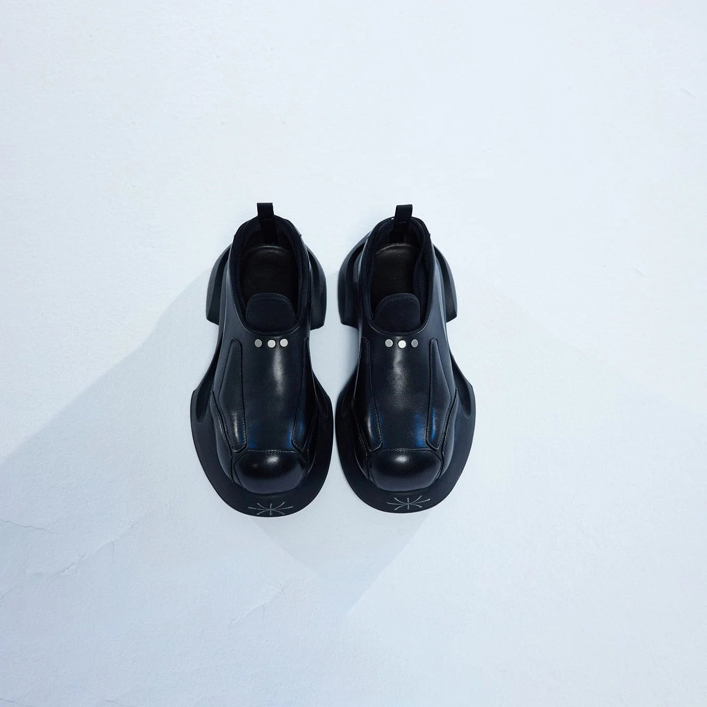 WHISTLEHUNTER x Oto3 Logo Derby Shoes