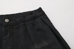 VANN VALRENCE Washed Rivet Tencel Straight-Leg Jeans