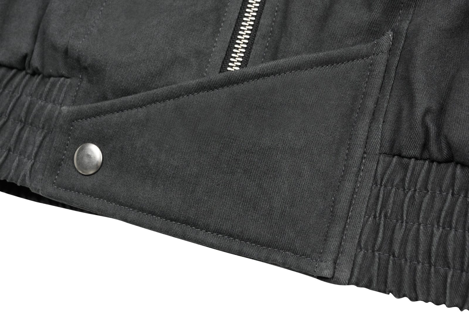 OKAYTHXBYE 3M Thinsulate Padded Multi-Zip Bomber Jacket