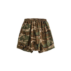 ME DA IGUAL Utility Camo Drawstring Shorts