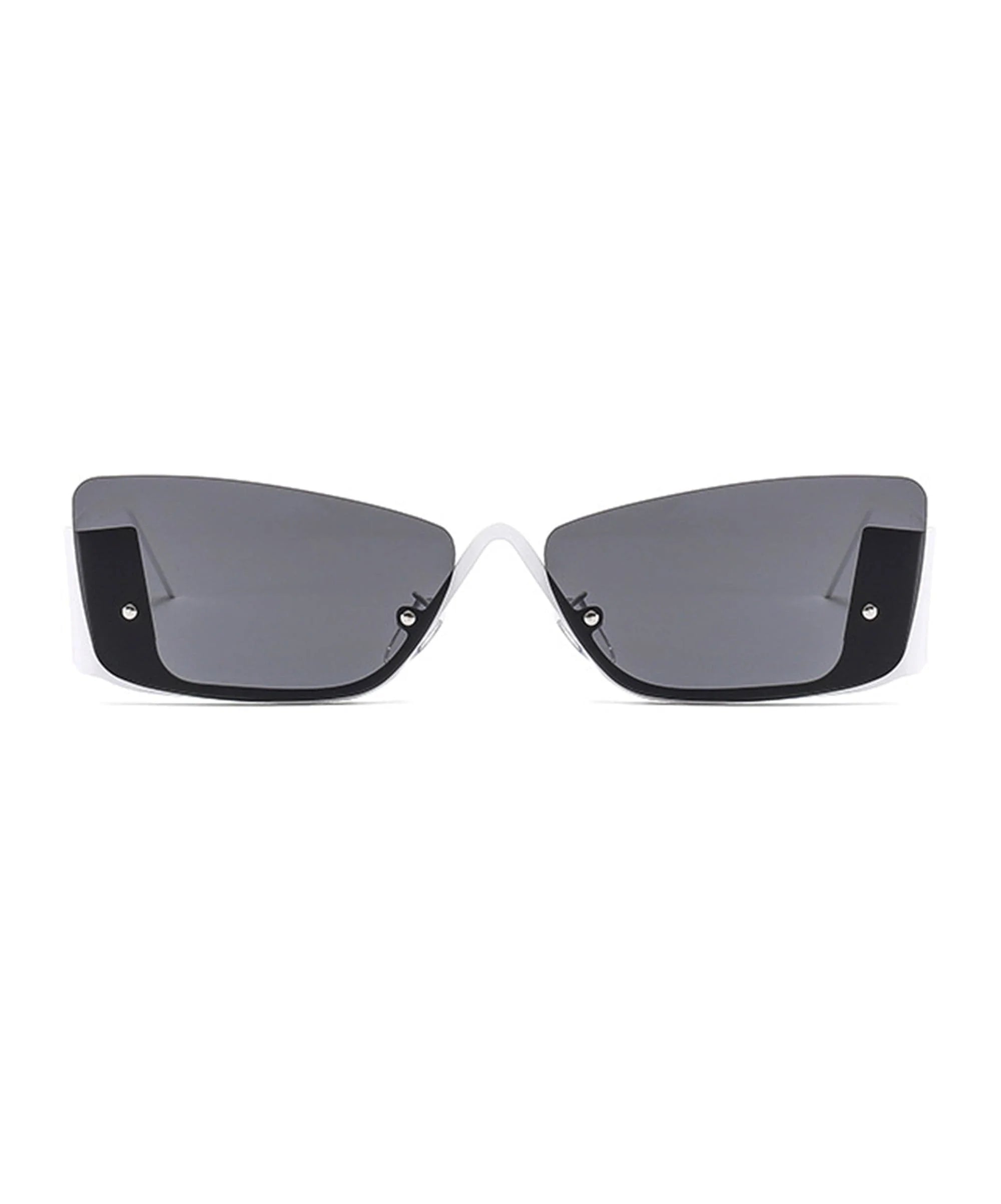 DAMAGE ASIA OPTICALS Modern Half Frame Sunglasses