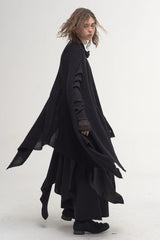 ILNya Nieternite Nifutur Convertible Drape Knit Cape