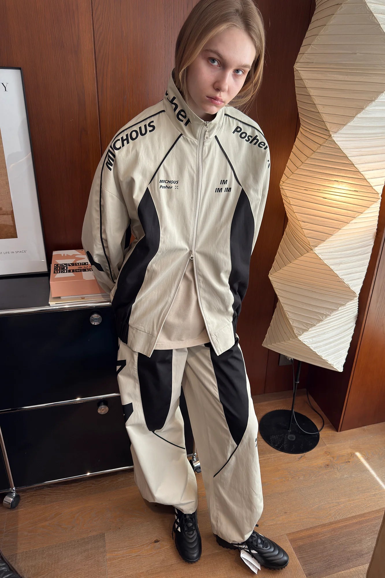 MIICHOUS Contrast Panel 3A Graphic Jacket