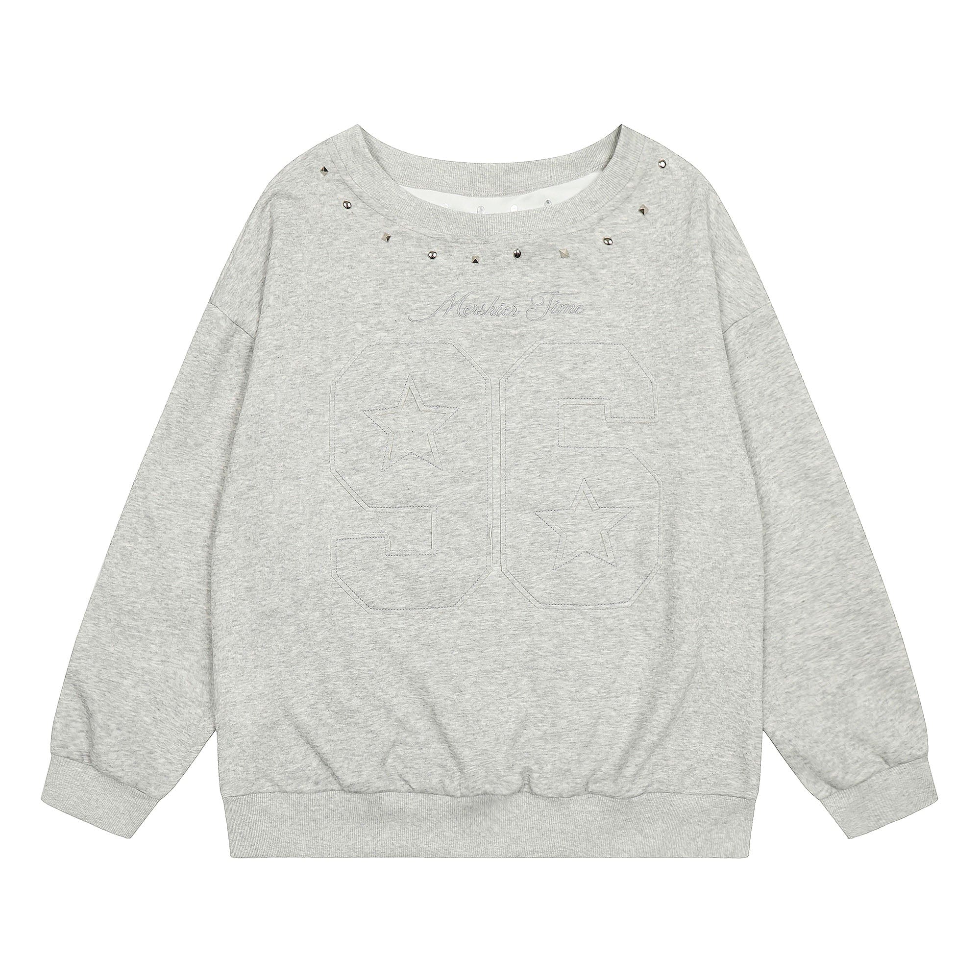 CLP No.96 Patch Studded Sweatshirt