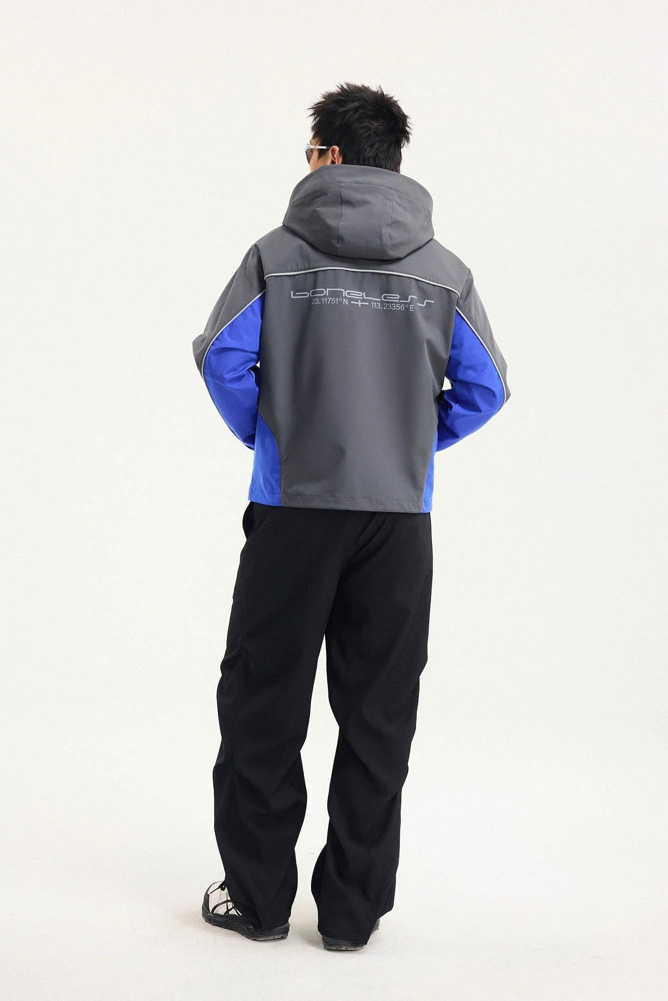 BONELESS Contrast Waterproof Utility Hooded Jacket