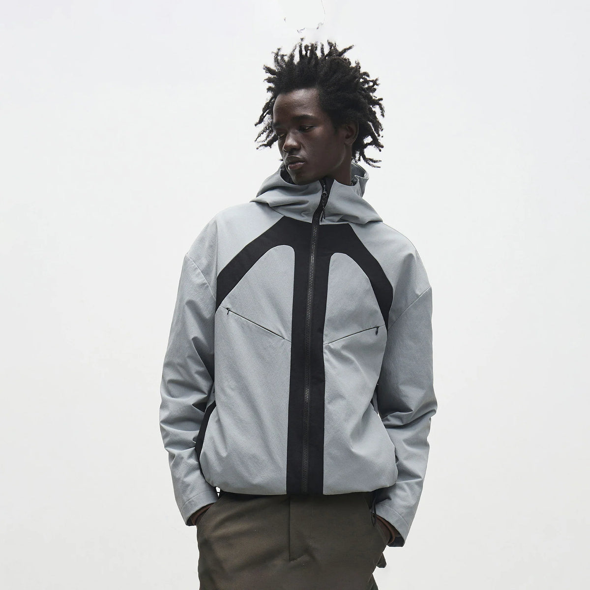 7440 37 1 Contrast Panelled Softshell Jacket