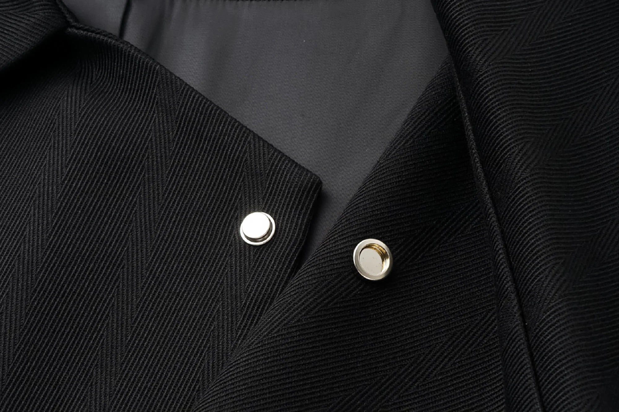 ALVNG AR ANTS Asymmetric Dual-Zip Layered Collar Jacket