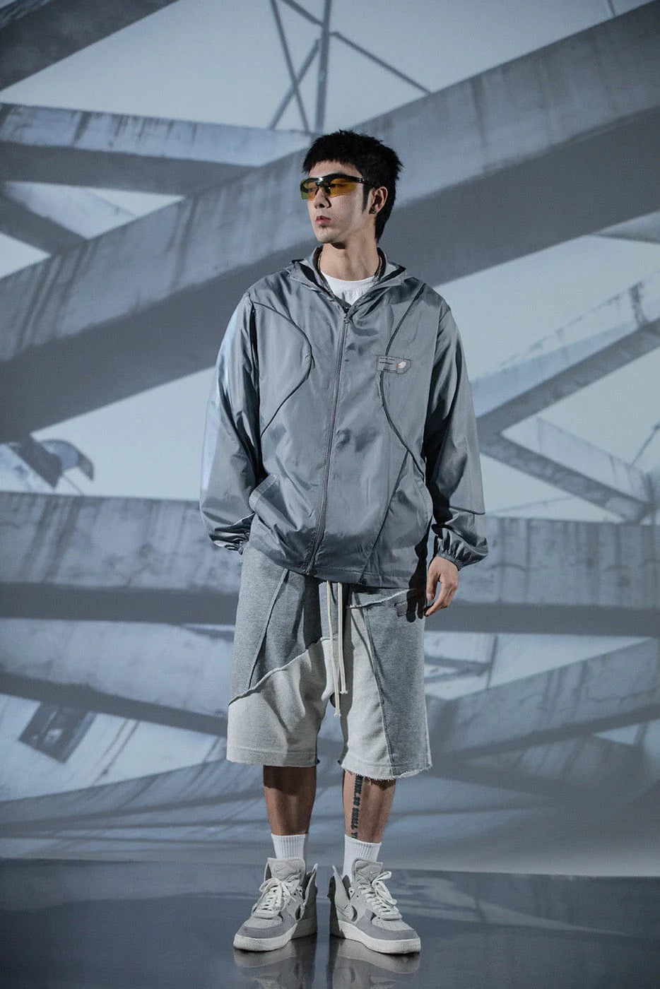 ENSHADOWER Modern Reflective Stripes Jacket