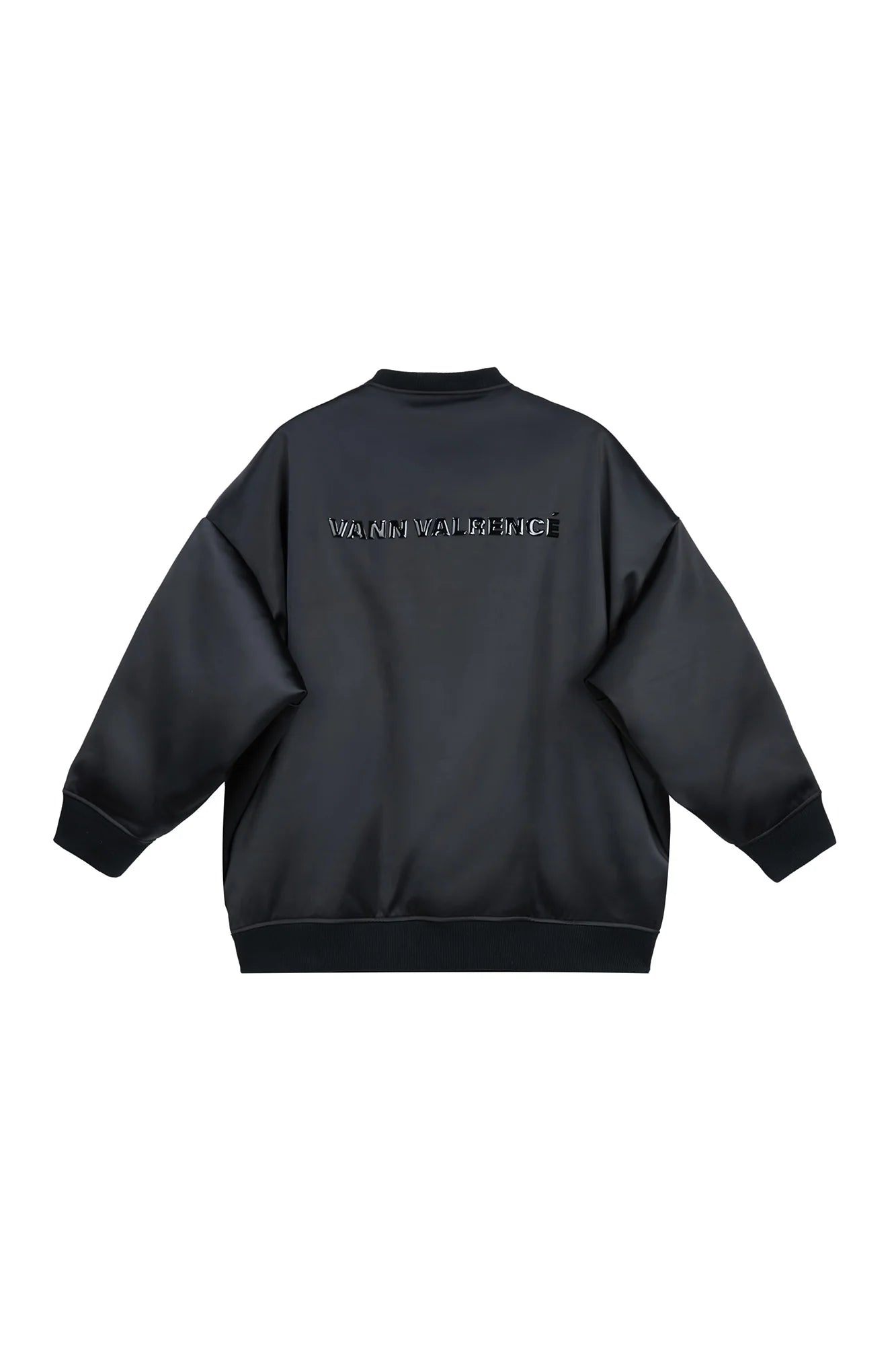 VANN VALRENCE Satin Oversized Down Bomber