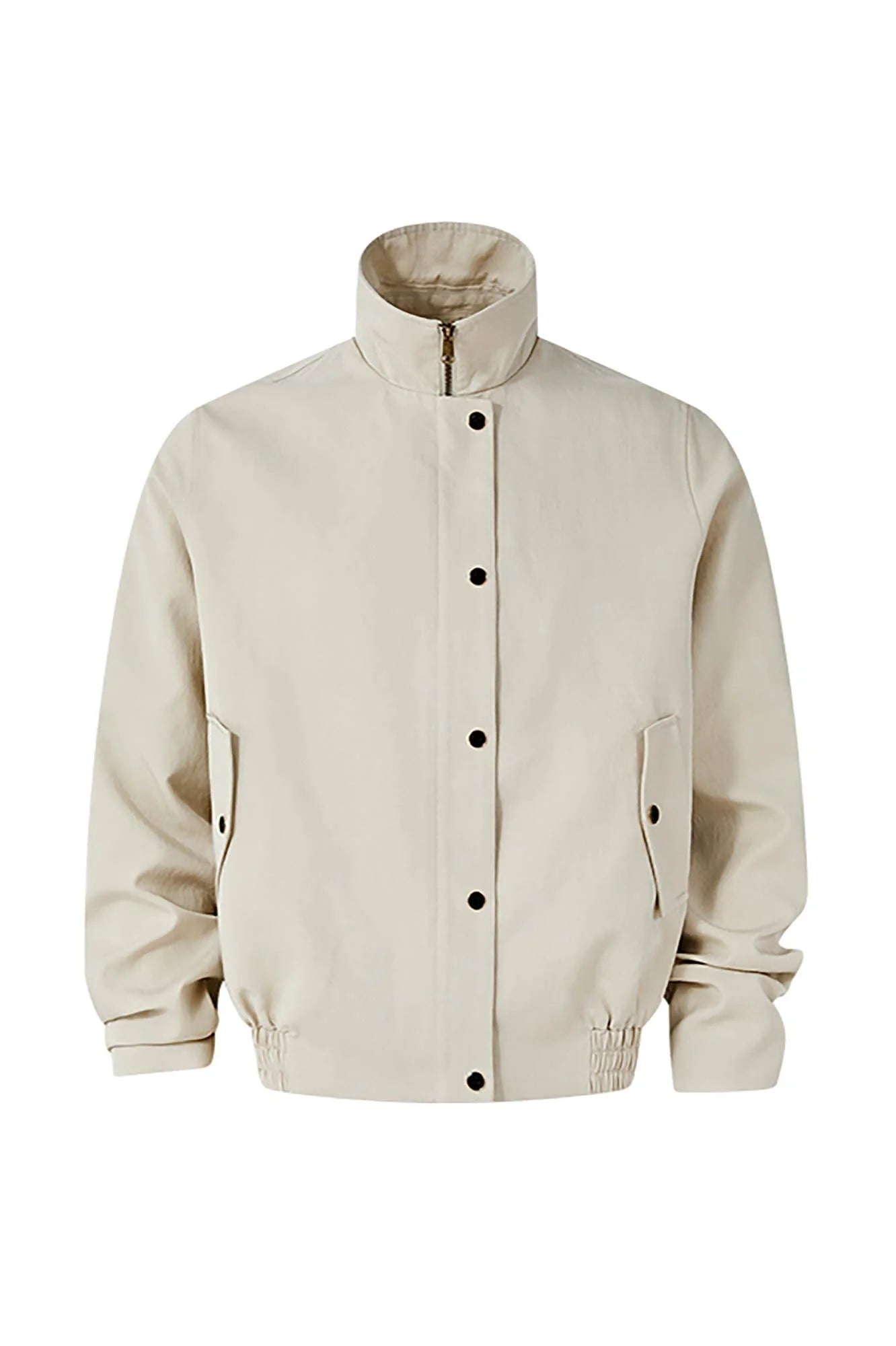 KREATE Gem Button Stand-Collar Wellington Jacket