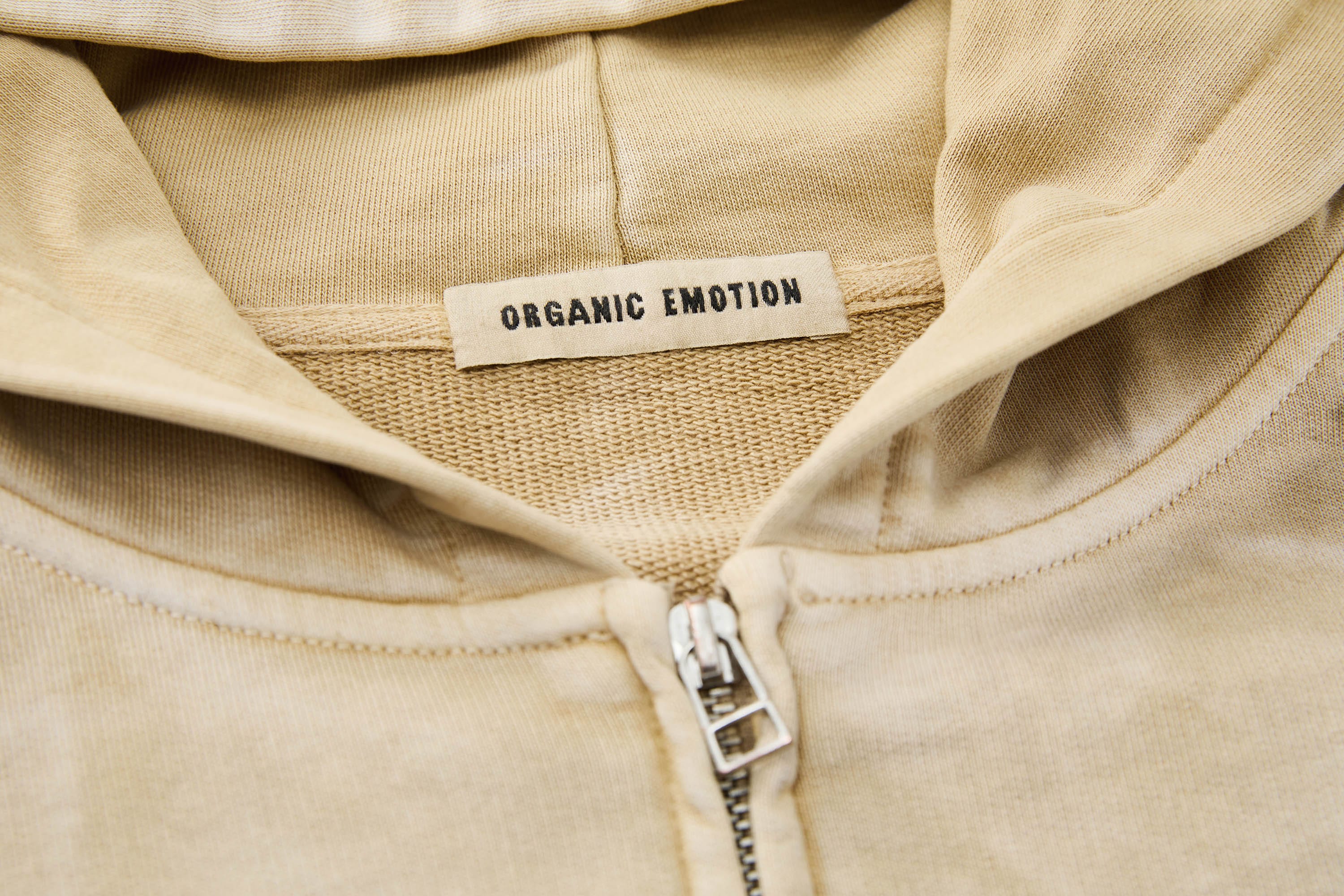 ORGANIC EMOTION Dirty Fit Graffiti Zip-Up Hoodie
