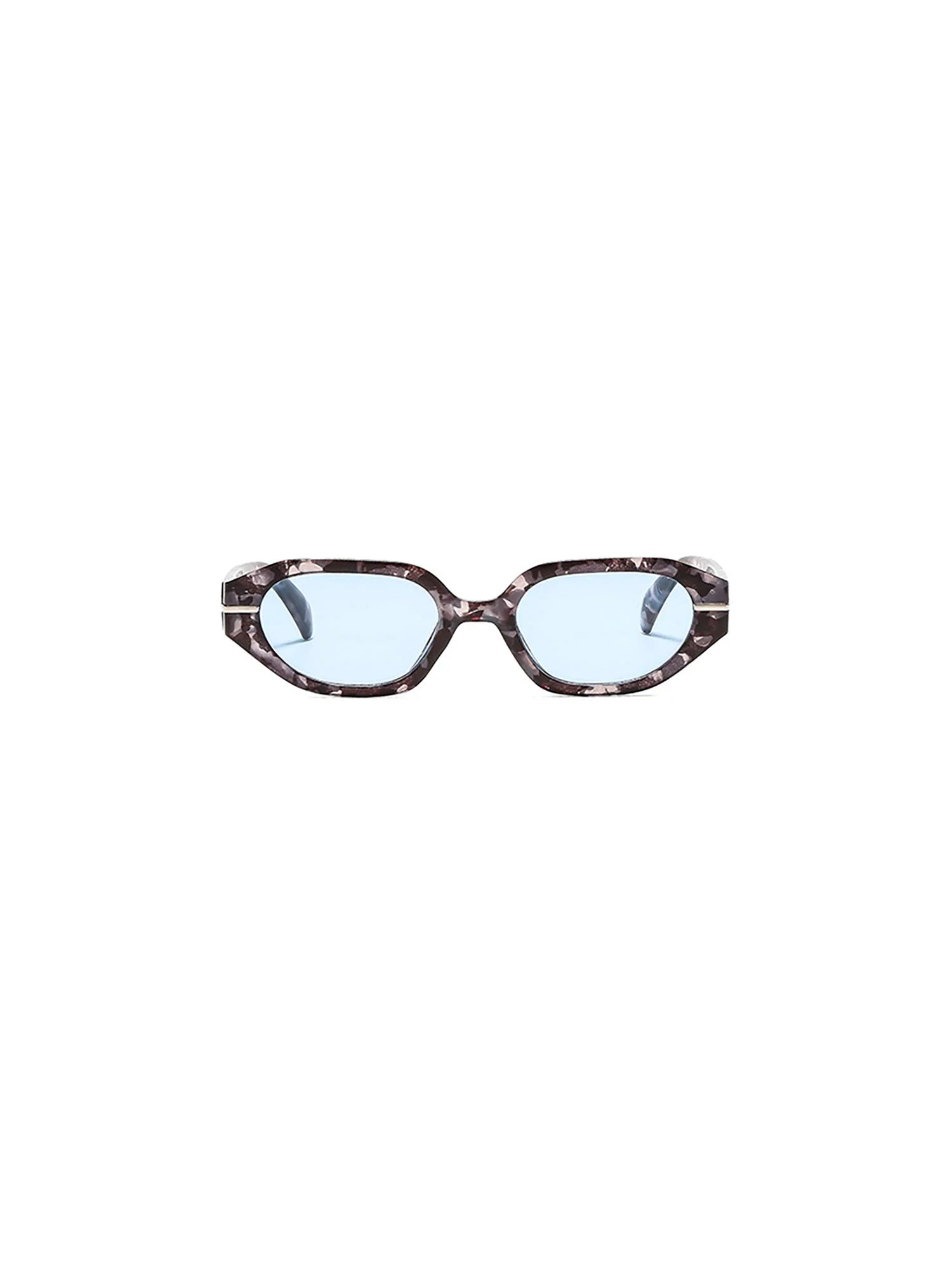 DAMAGE ASIA Retro Transparent Sunglasses