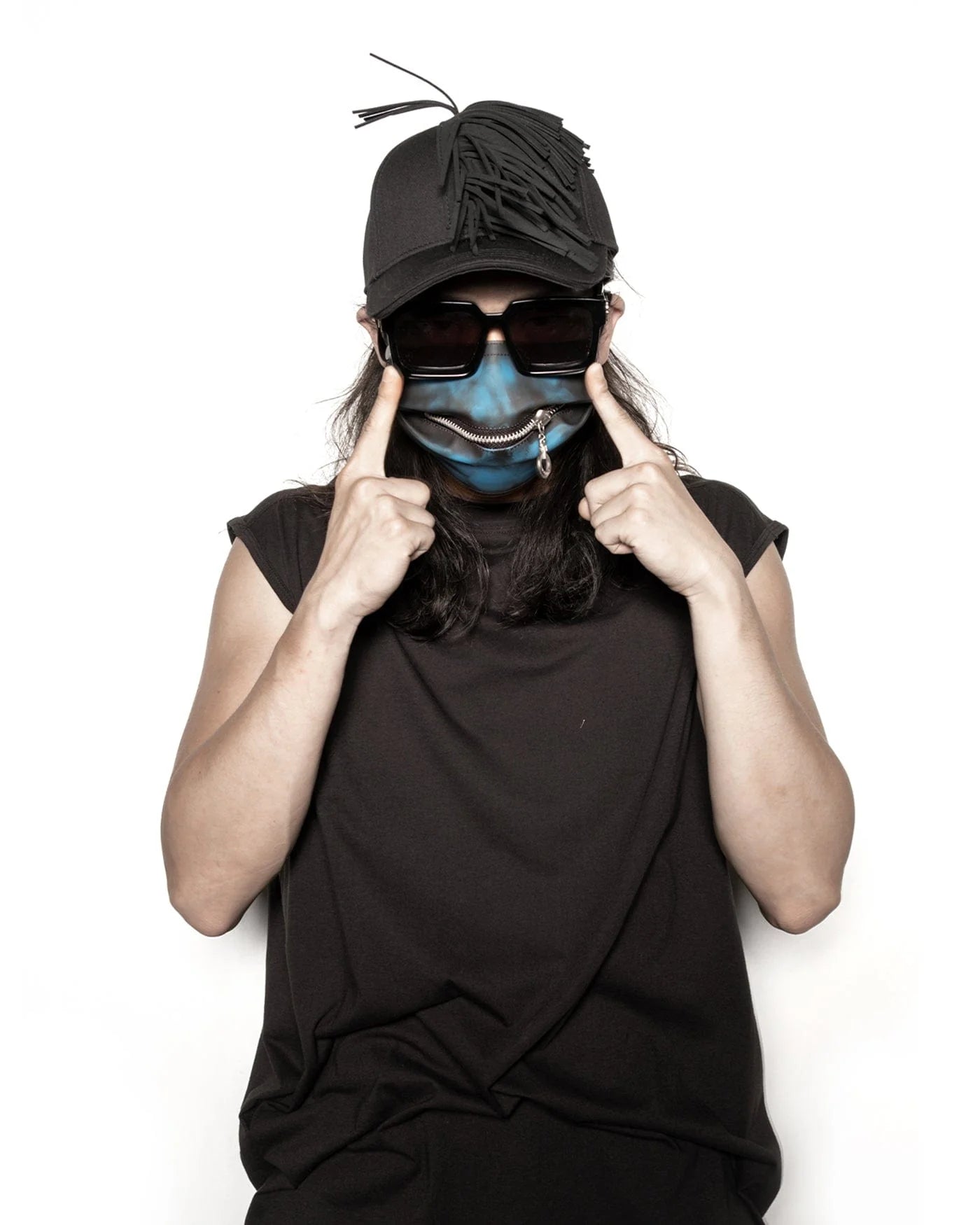 INSIDE OUT Zipper Rivet Mask