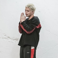 UNDERWATER Bleeding Edge Contrast Panel Sweatshirt