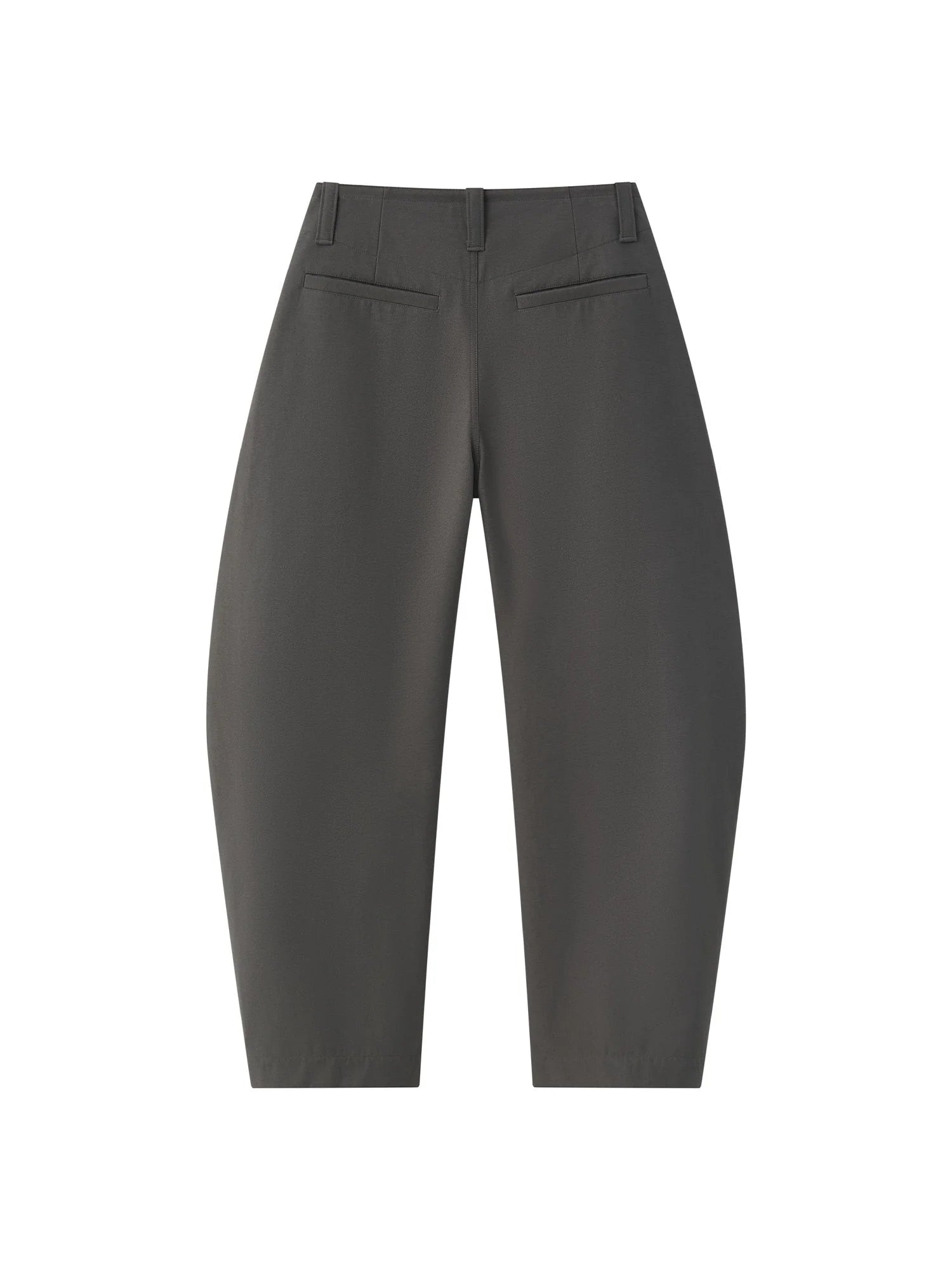 OPICLOTH Retro Curved-Cut Tailored Pants