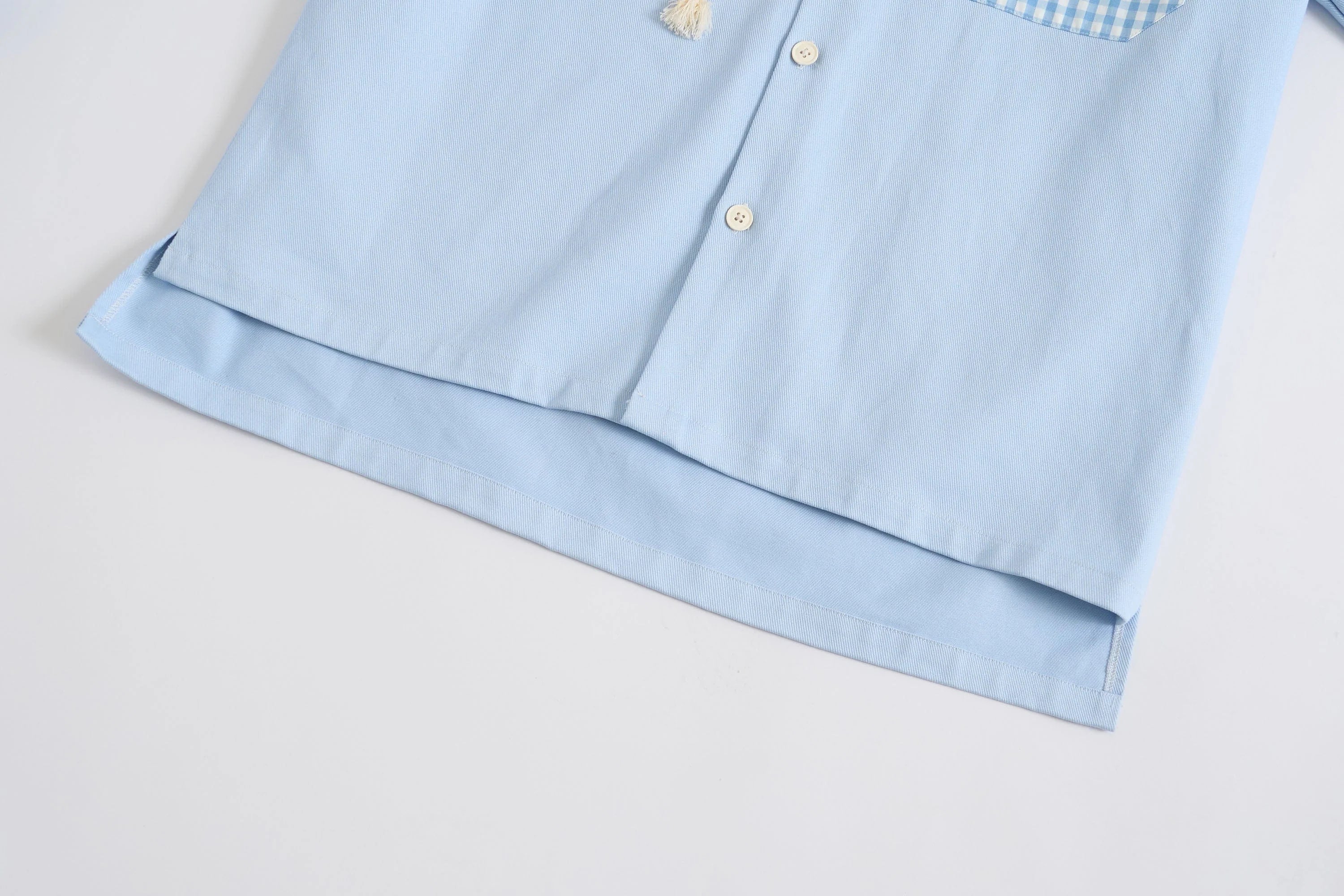 WIID Checks Pocket Hooded Shirt