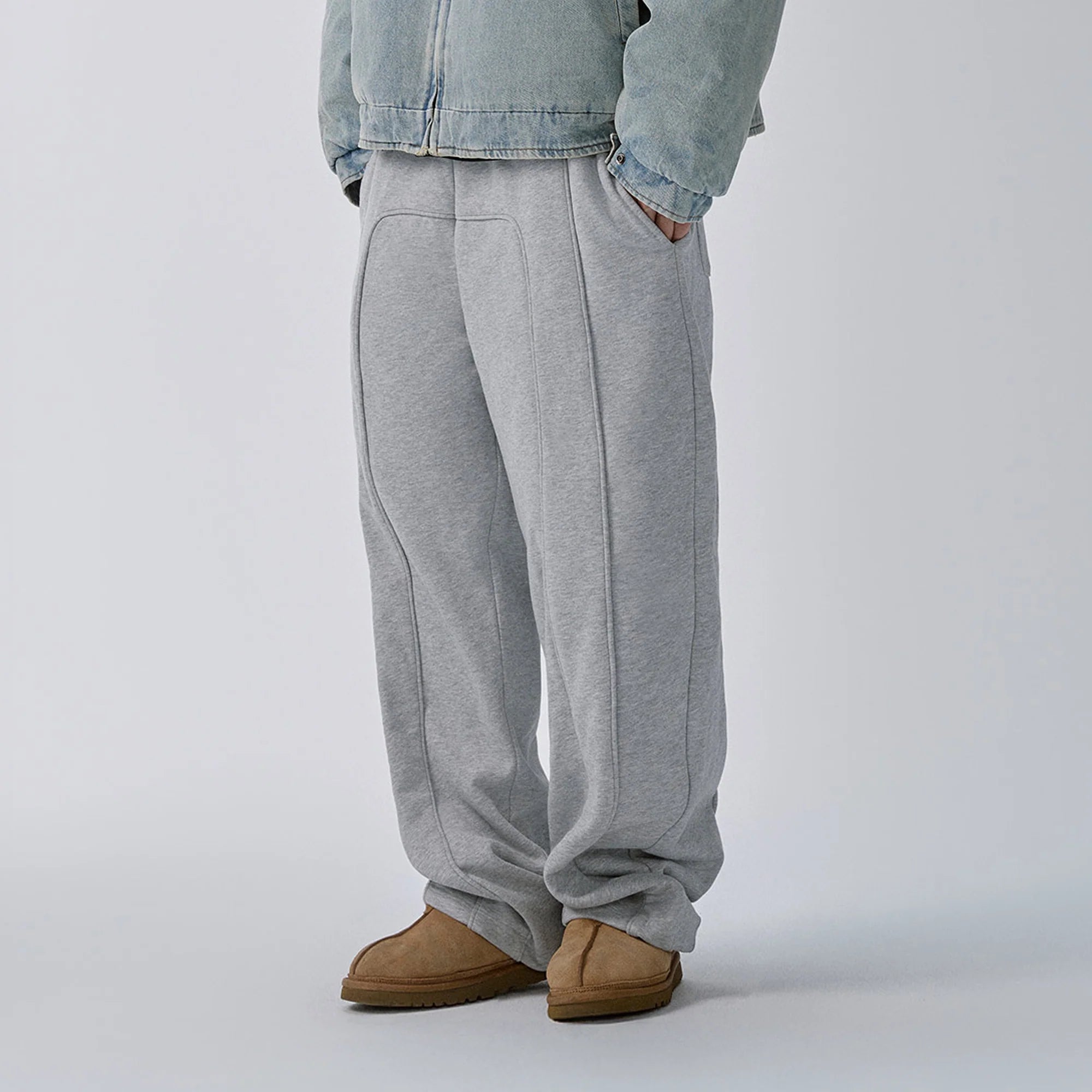 F2CE Stitch Seam Oversized Sweatpants
