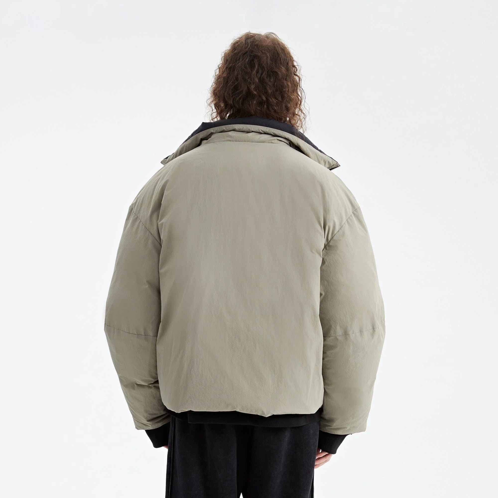 ORGANIC EMOTION Reversible Oversized Waterproof Down Jacket