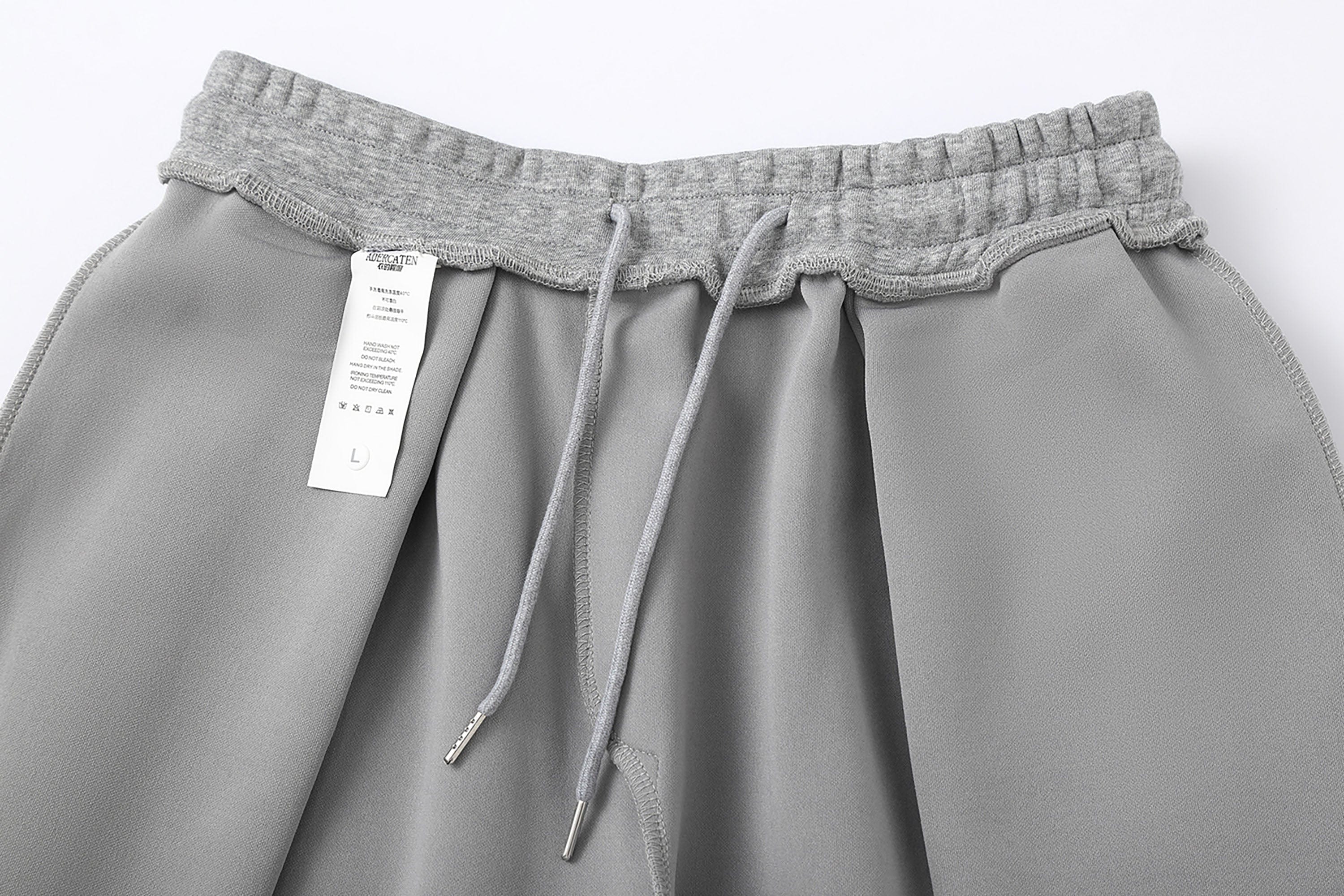 CLP Pleated Wide-Leg Sweatpants