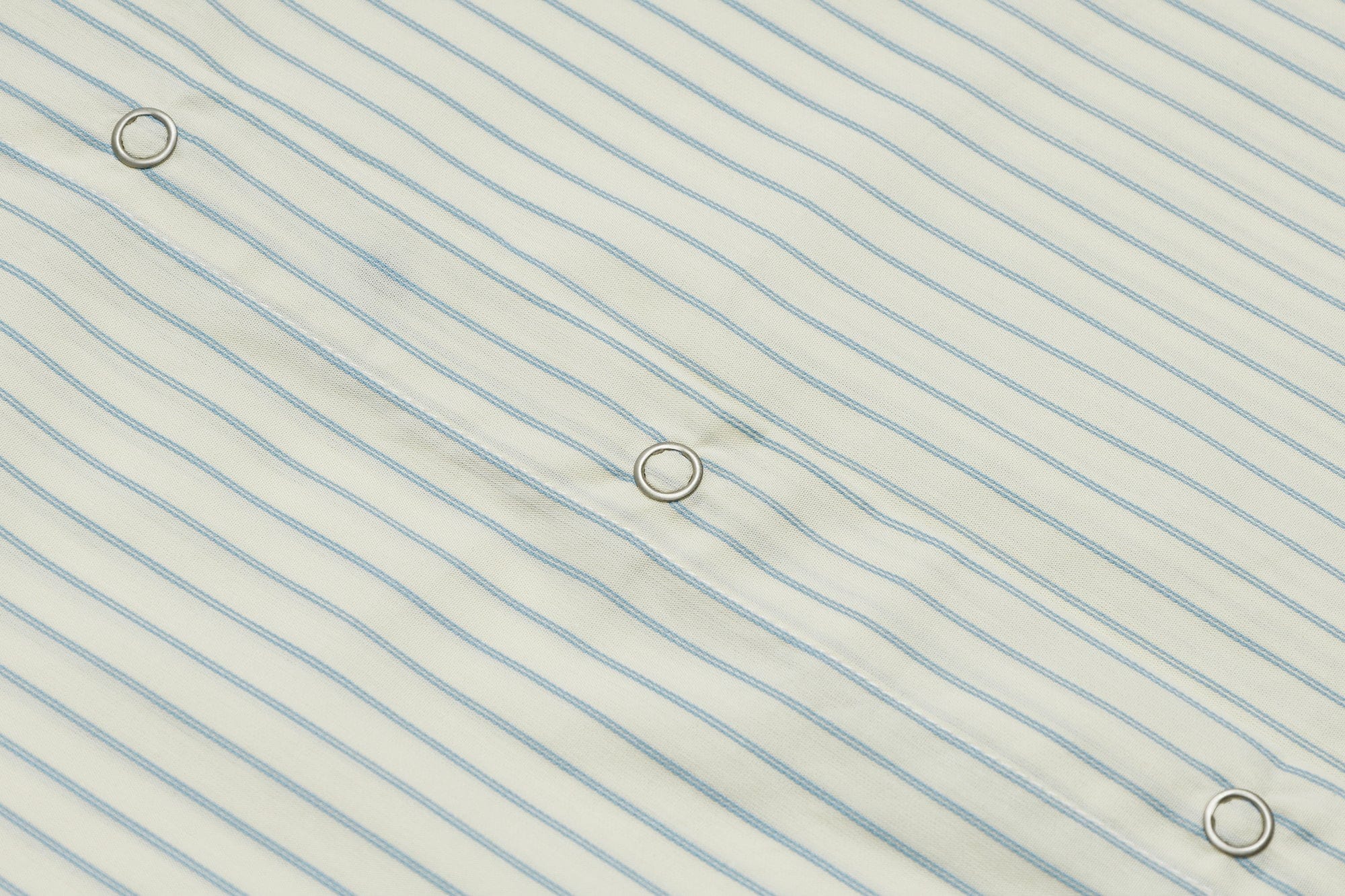 OVDY Pinstriped Cross Paneled Back Half Shirt