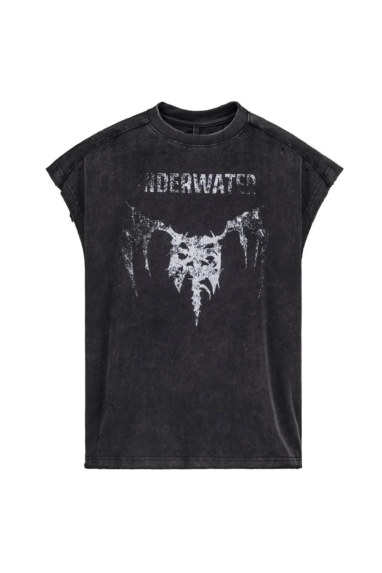 UNDERWATER The Hellbound Wing Distressed Vest