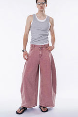ASSEEN Washed Balloon Oversized Jeans