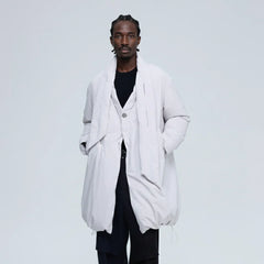 ALVNG AR ANTS Scarf-Linked Waterproof Puffer Coat