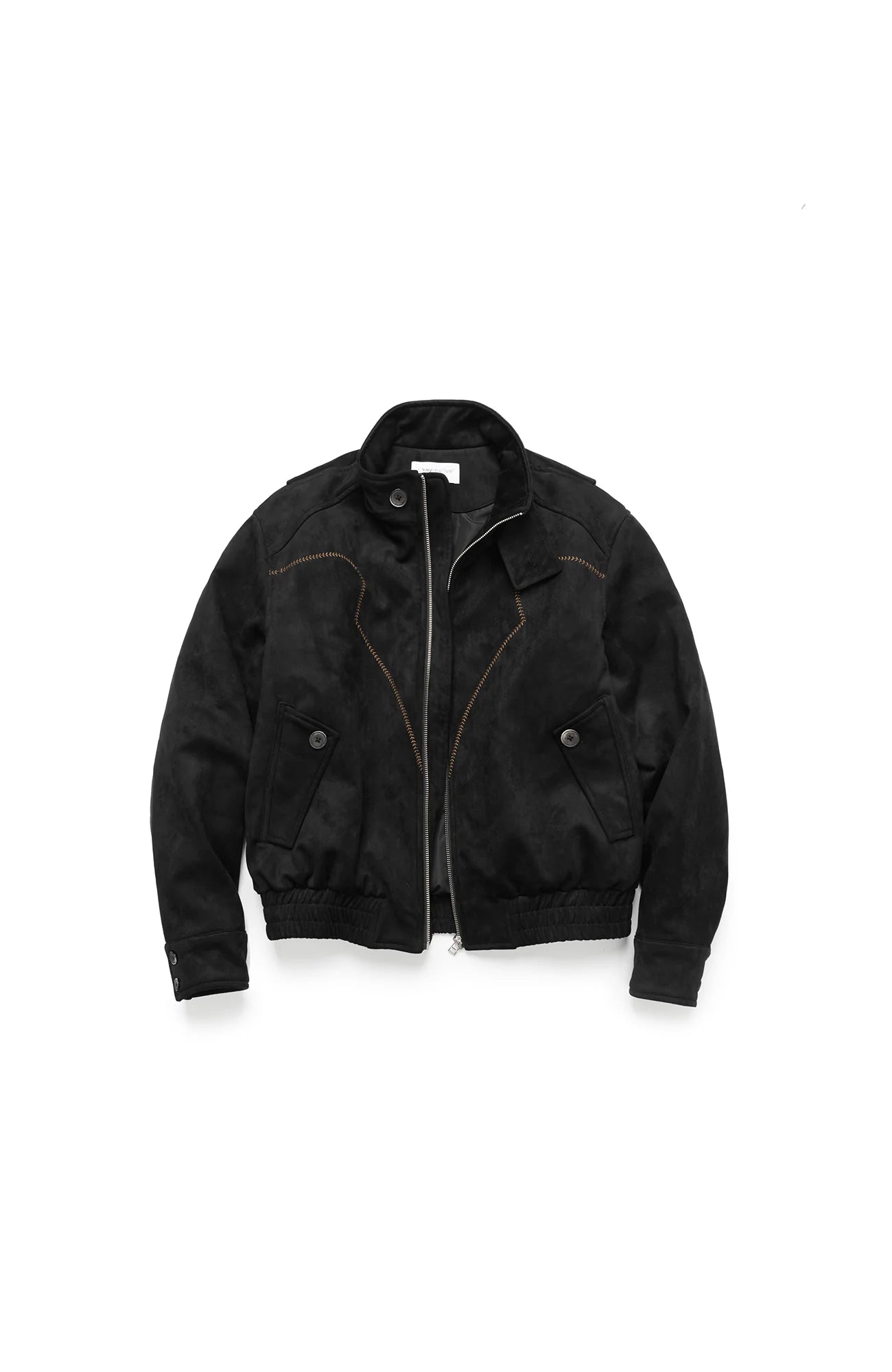 OKAYTHXBYE Wool-Padded Faux Suede Jacket