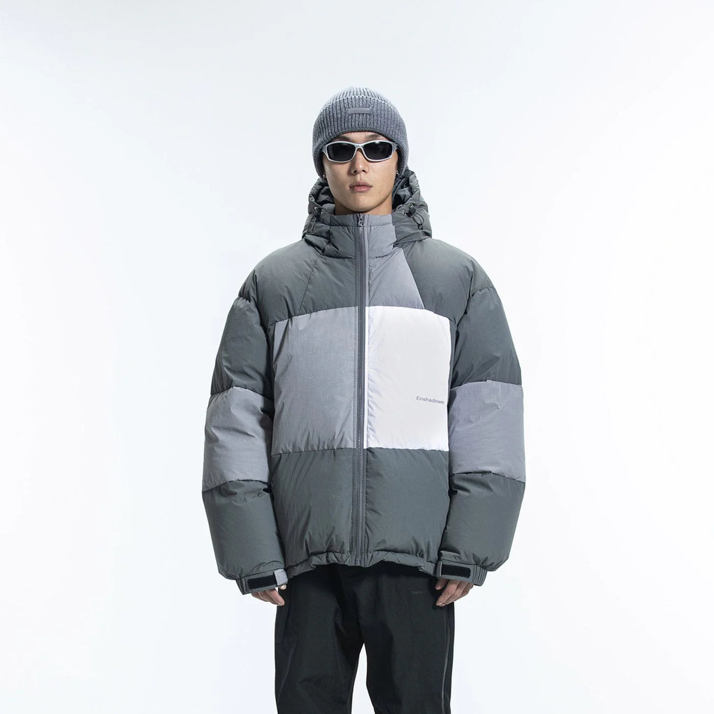 ENSHADOWER Patchwork Down Jacket