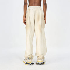 ULIPERY Dirty Fit Distressed Glow Sweatpants