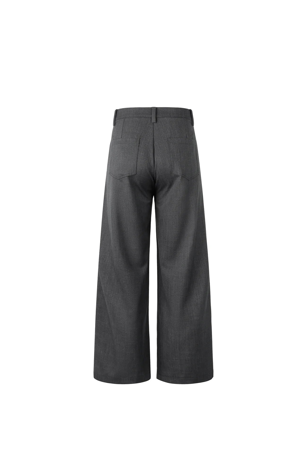 OKAYTHXBYE Essential Pleated Wide-Leg Trousers