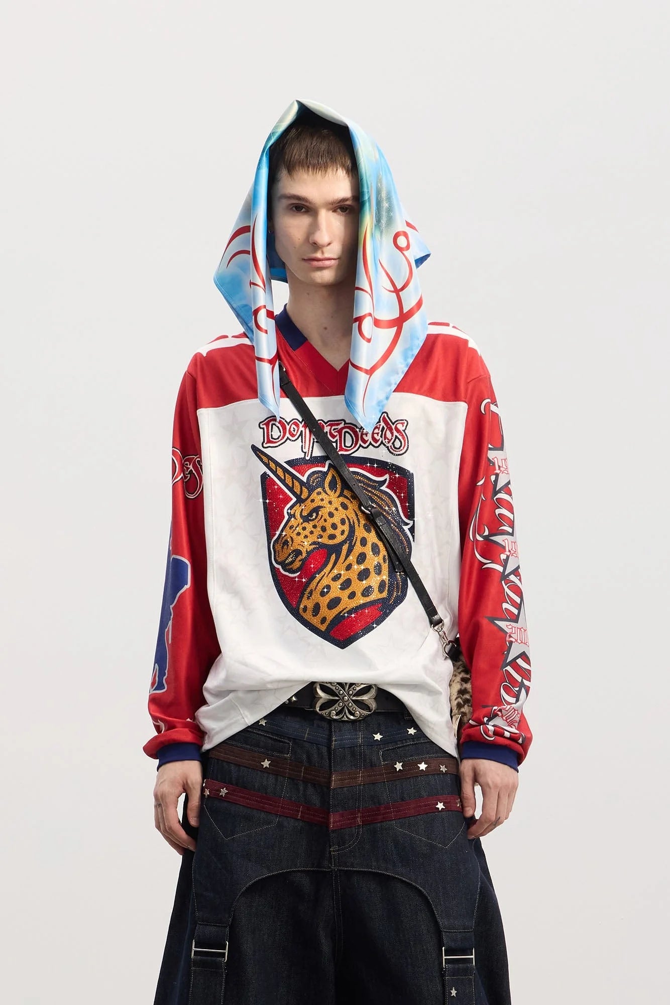 DND4DES Unicorn Rhinestone Hockey Jersey