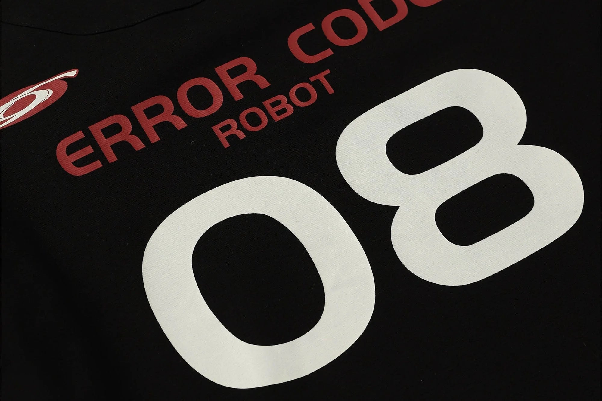 ERROR CODE ROBOT Button-Seam Contrast Detachable-Sleeve Tee