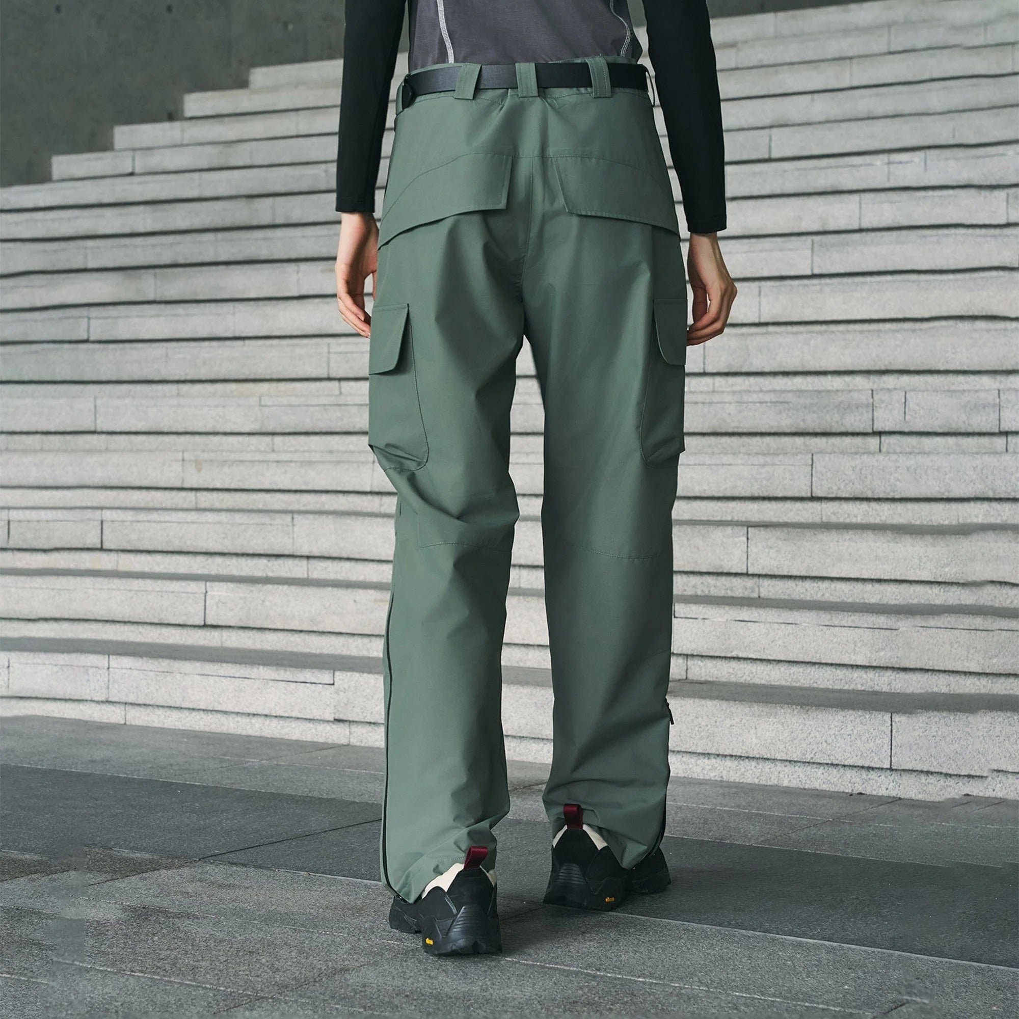 ENSHADOWER Waterproof Pleated Spliced Multi-pocket Pants