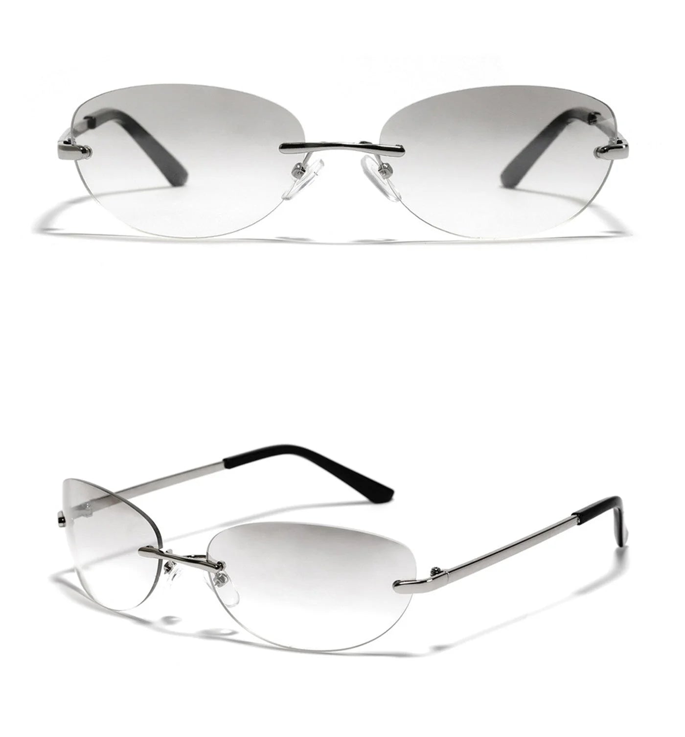 DAMAGE ASIA OPTICALS Rimless Gradient Sunglasses