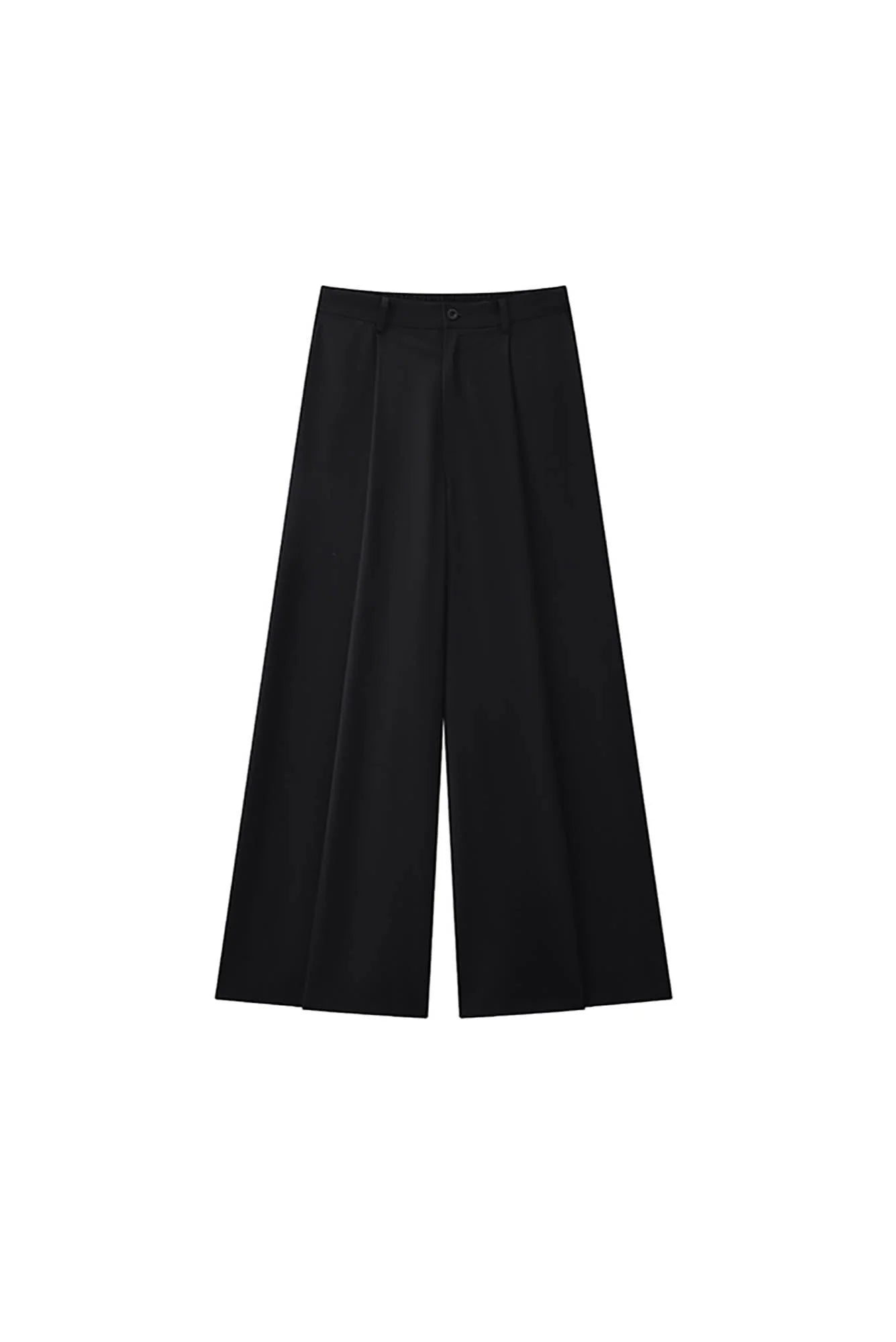 JIECHI Essential Draped Wide-Leg Pants