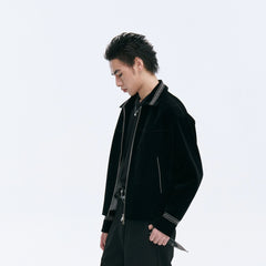 CATSSTAC Velvet Embroidered Trim Jacket